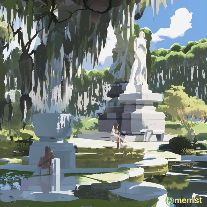 10519-83-marble statues and cascading water fountains surrounded by the garden of eden, PaintStyle3.png